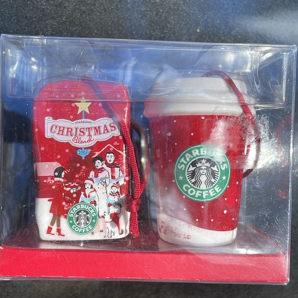 Starbucks 2007 Christmas Ornament Set - Picture 2 of 3